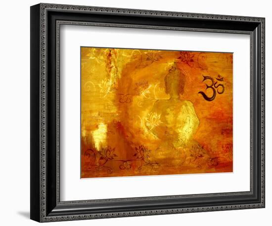 Buddha -Om I-Christine Ganz-Framed Art Print