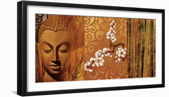 Buddha Panel I-Keith Mallett-Framed Giclee Print