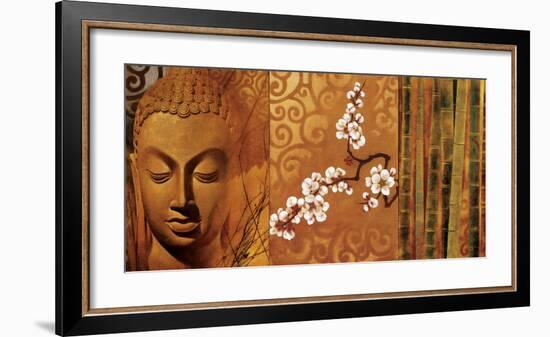 Buddha Panel I-Keith Mallett-Framed Giclee Print