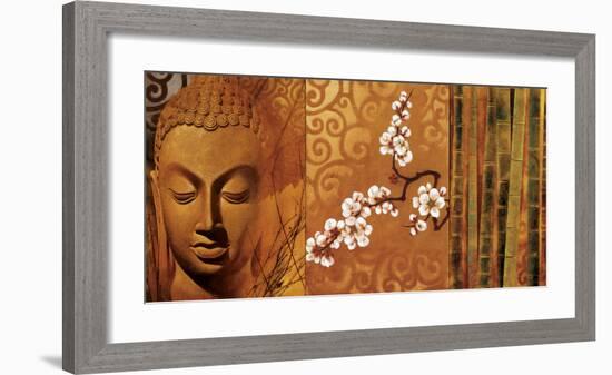 Buddha Panel I-Keith Mallett-Framed Giclee Print