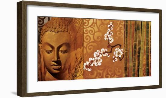 Buddha Panel I-Keith Mallett-Framed Giclee Print