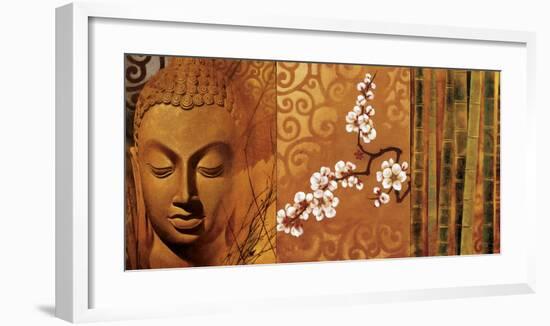 Buddha Panel I-Keith Mallett-Framed Giclee Print