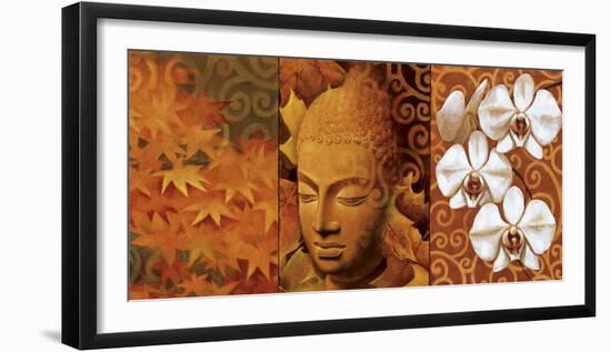 Buddha Panel II-Keith Mallett-Framed Giclee Print