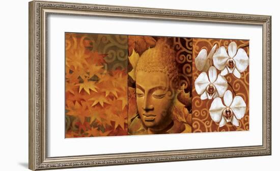 Buddha Panel II-Keith Mallett-Framed Giclee Print