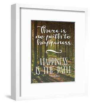 Buddha Path to Happiness-Tara Moss-Framed Art Print