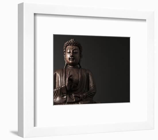 Buddha Sculpture-null-Framed Art Print