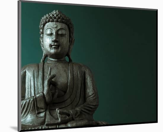 Buddha Sculpture-null-Mounted Art Print