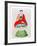 Buddha Seated on a Lotus Flower-null-Framed Giclee Print