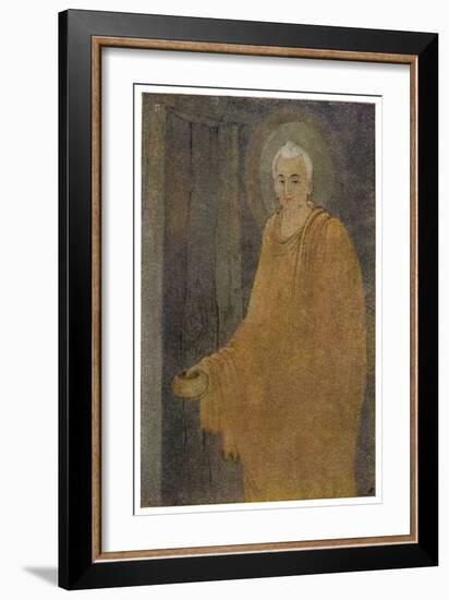 Buddha (Siddhartha) as a Mendicant Priest-Abanindro Nath Tagore-Framed Art Print