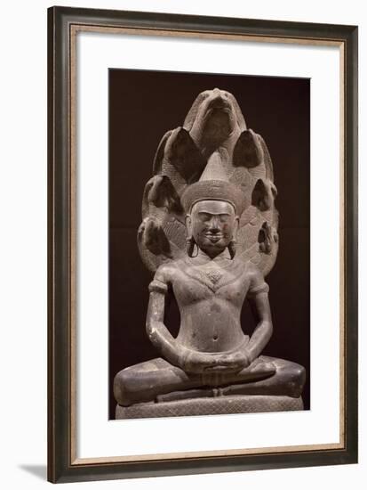 Buddha Sitting in Samadhi-null-Framed Giclee Print