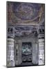 Buddha statue and painting in the Ajanta Caves, UNESCO World Heritage Site, Maharashtra, India, Asi-Alex Robinson-Mounted Photographic Print