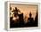 Buddha Statue and Sunset, Thailand-Gavriel Jecan-Framed Premier Image Canvas