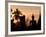 Buddha Statue and Sunset, Thailand-Gavriel Jecan-Framed Photographic Print