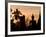 Buddha Statue and Sunset, Thailand-Gavriel Jecan-Framed Photographic Print