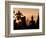 Buddha Statue and Sunset, Thailand-Gavriel Jecan-Framed Photographic Print