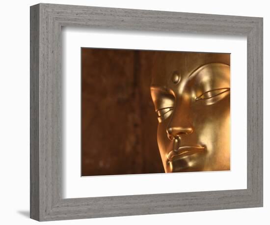 Buddha Statue in Temple-Fred de Noyelle-Framed Photographic Print