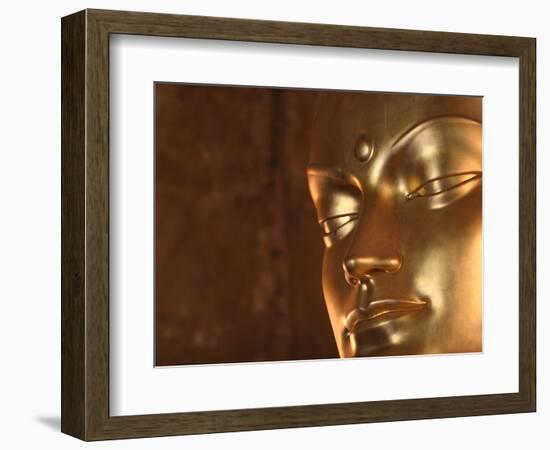 Buddha Statue in Temple-Fred de Noyelle-Framed Photographic Print