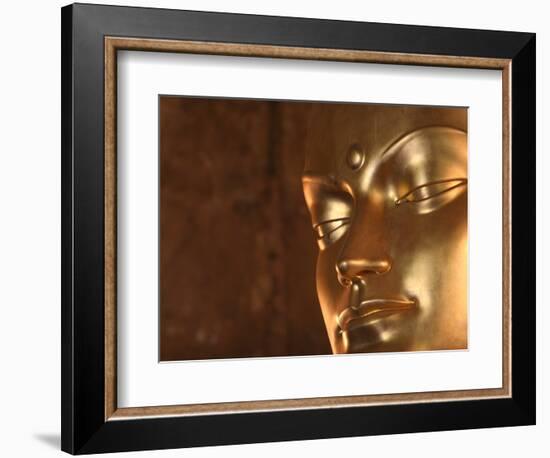 Buddha Statue in Temple-Fred de Noyelle-Framed Photographic Print