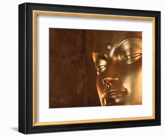 Buddha Statue in Temple-Fred de Noyelle-Framed Photographic Print