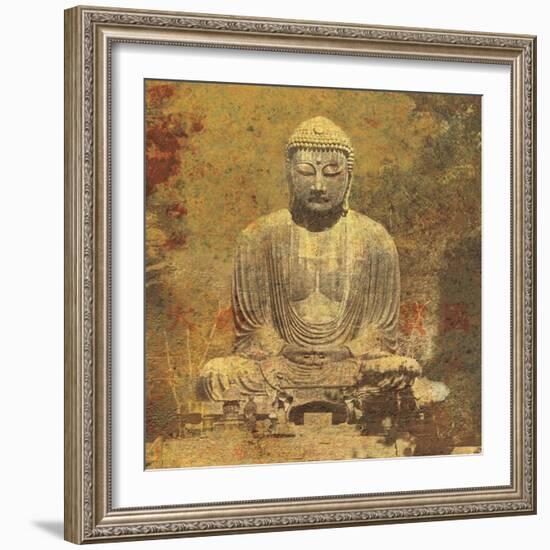 Buddha Statue, Kamakura Japan-Hugo Wild-Framed Premium Giclee Print