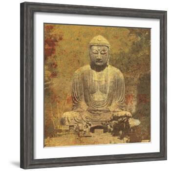 Buddha Statue, Kamakura Japan-Hugo Wild-Framed Premium Giclee Print