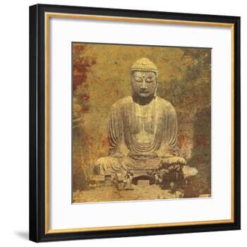 Buddha Statue, Kamakura Japan-Hugo Wild-Framed Premium Giclee Print
