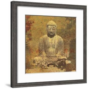 Buddha Statue, Kamakura Japan-Hugo Wild-Framed Premium Giclee Print