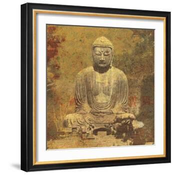 Buddha Statue, Kamakura Japan-Hugo Wild-Framed Premium Giclee Print