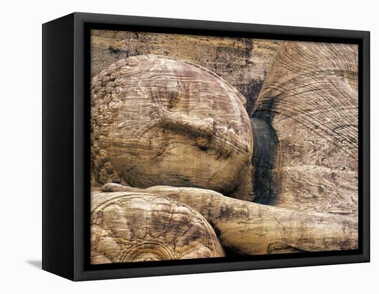 Buddha Statue, Parinirvana, Sri Lanka-Peter Adams-Framed Premier Image Canvas