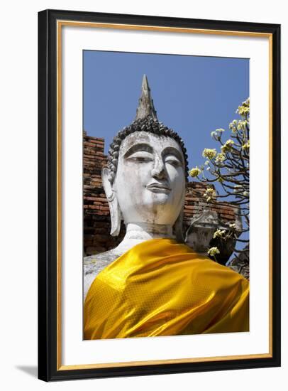 Buddha Statue, Wat Phra Chao Phya-Thai, Ayutthaya, Thailand-Cindy Miller Hopkins-Framed Photographic Print