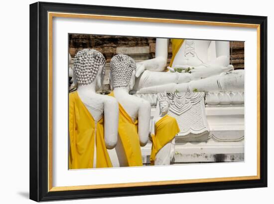 Buddha Statue, Wat Phra Chao Phya-Thai, Ayutthaya, Thailand-Cindy Miller Hopkins-Framed Photographic Print