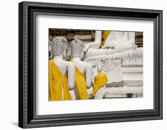 Buddha Statue, Wat Phra Chao Phya-Thai, Ayutthaya, Thailand-Cindy Miller Hopkins-Framed Photographic Print