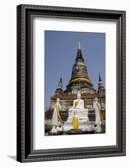 Buddha Statue, Wat Phra Chao Phya-Thai, Ayutthaya, Thailand-Cindy Miller Hopkins-Framed Photographic Print