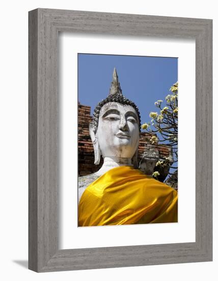 Buddha Statue, Wat Phra Chao Phya-Thai, Ayutthaya, Thailand-Cindy Miller Hopkins-Framed Photographic Print