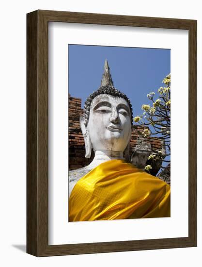 Buddha Statue, Wat Phra Chao Phya-Thai, Ayutthaya, Thailand-Cindy Miller Hopkins-Framed Photographic Print