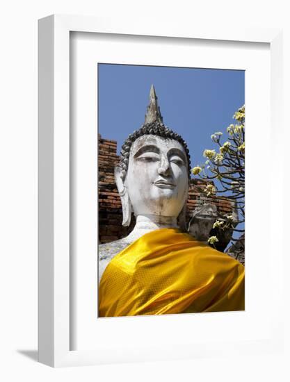 Buddha Statue, Wat Phra Chao Phya-Thai, Ayutthaya, Thailand-Cindy Miller Hopkins-Framed Photographic Print