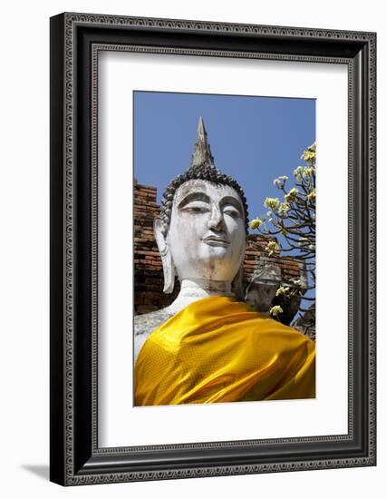 Buddha Statue, Wat Phra Chao Phya-Thai, Ayutthaya, Thailand-Cindy Miller Hopkins-Framed Photographic Print