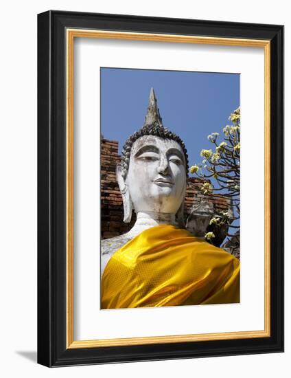 Buddha Statue, Wat Phra Chao Phya-Thai, Ayutthaya, Thailand-Cindy Miller Hopkins-Framed Photographic Print