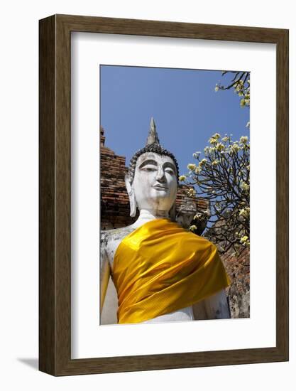 Buddha Statue, Wat Phra Chao Phya-Thai, Ayutthaya, Thailand-Cindy Miller Hopkins-Framed Photographic Print