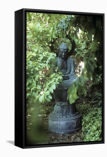 Buddha Statue-Adrian Thomas-Framed Premier Image Canvas