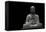 Buddha Statue-videowokart-Framed Stretched Canvas