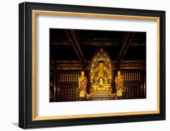 Buddha Statue-Paul Souders-Framed Photographic Print