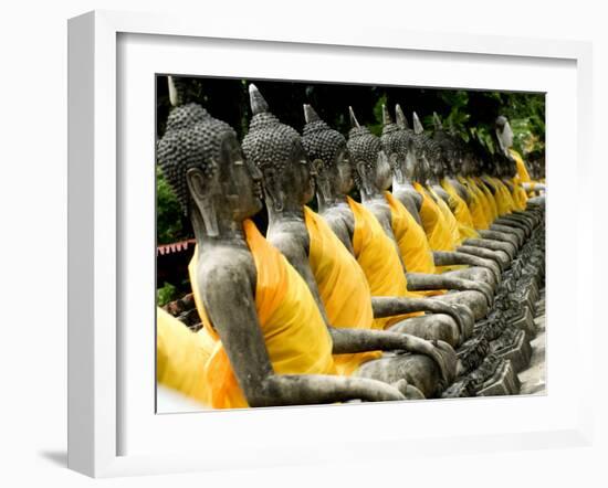 Buddha Statues, Ayuthaya, Thailand, Southeast Asia-Porteous Rod-Framed Photographic Print