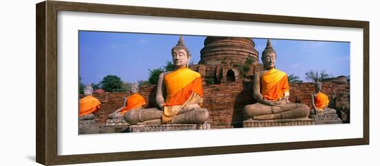 Buddha Statues Near Bangkok Thailand-null-Framed Photographic Print