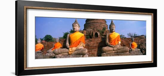 Buddha Statues Near Bangkok Thailand-null-Framed Photographic Print