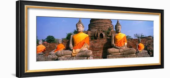 Buddha Statues Near Bangkok Thailand-null-Framed Photographic Print