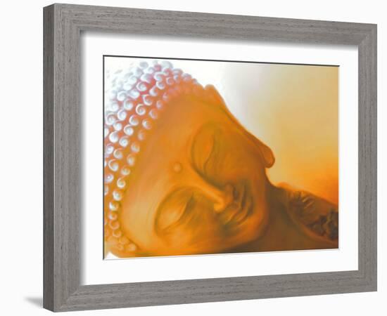 Buddha-Tranquillity-Christine Ganz-Framed Art Print