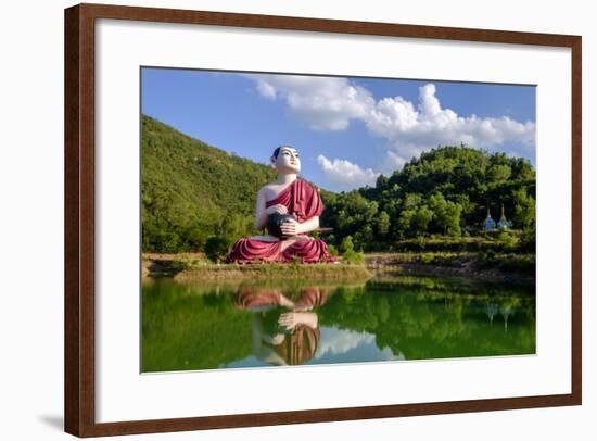 Buddha Win Sein, Mawlamyine (Moulmein), Myanmar (Burma), Asia-Nathalie Cuvelier-Framed Photographic Print