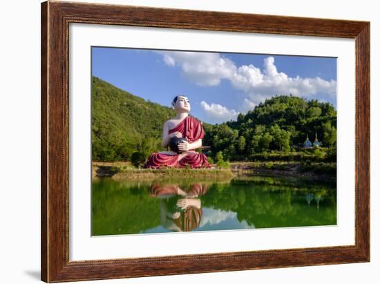 Buddha Win Sein, Mawlamyine (Moulmein), Myanmar (Burma), Asia-Nathalie Cuvelier-Framed Photographic Print