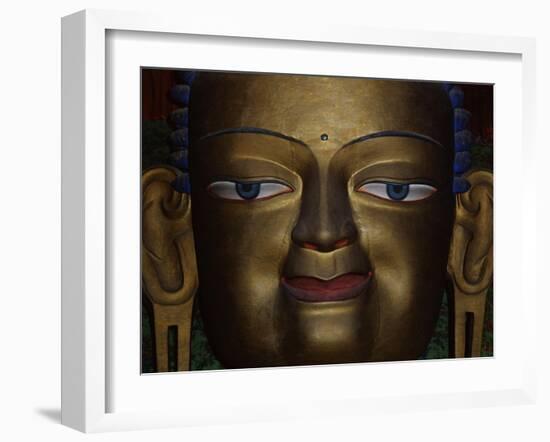 Buddha-WizData-Framed Art Print